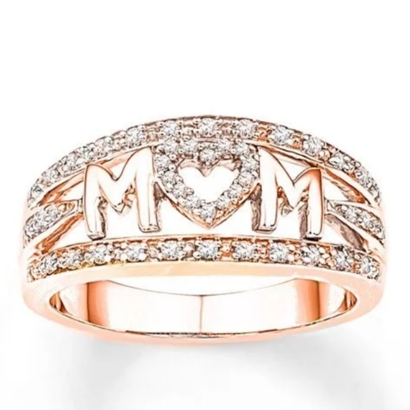 Fashion Jewelry Jewelry - NWOT Mom Rose Colored Ring Sz 6